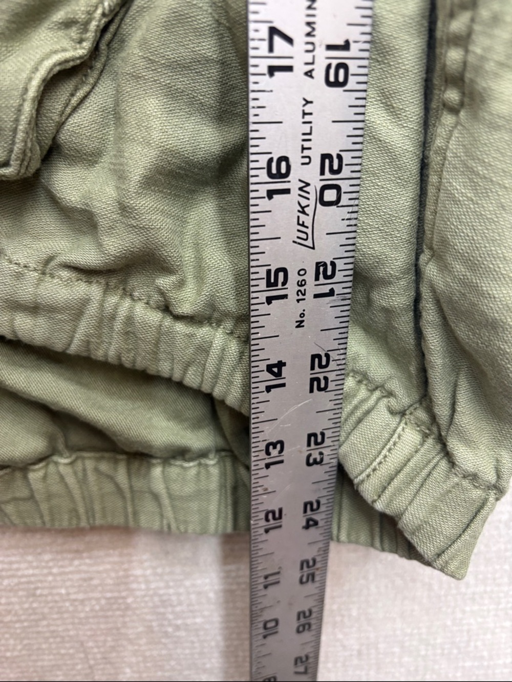 American Eagle | medium Washed Olive Green Drawstring Hoodie - Picture 2 of 6